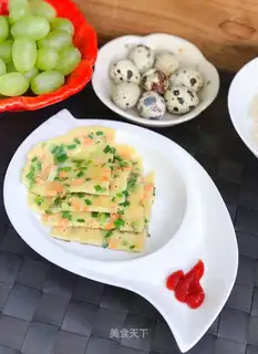 Homemade egg pancakes
