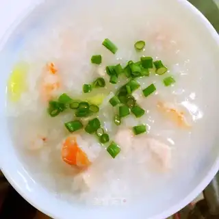 Abalone shrimp congee