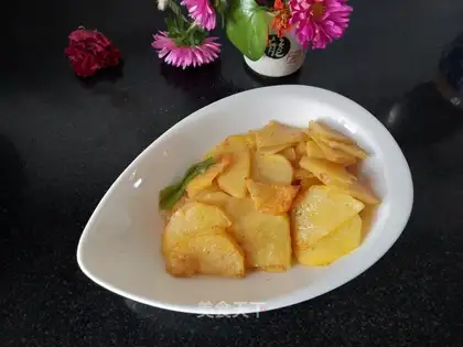 Barbecue potato chips