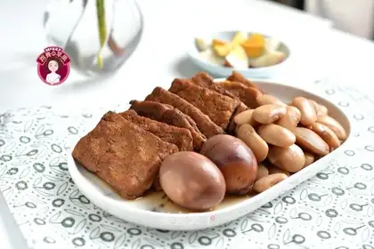 Five spics of tea and eggs dry