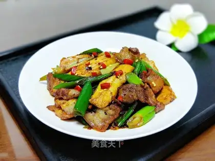 Five flowers and beans