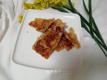Noodle sesame pancakes