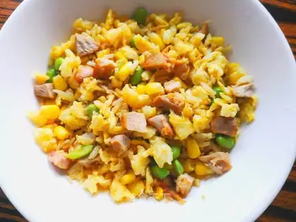 Chicken fried rice in New Orleans