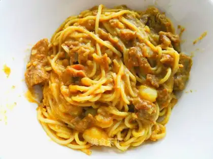 Curry potato beef