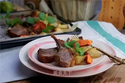 Sheep chops when they're hot