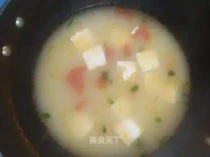 Tofu soup
