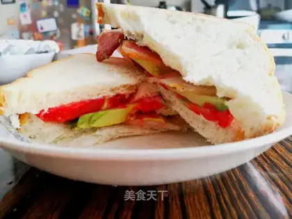Butter bacon sandwich