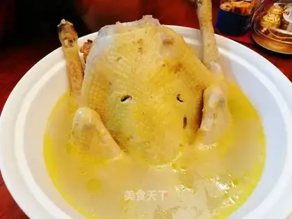 The chicken soup