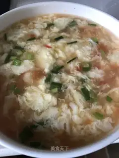 Tomato egg soup