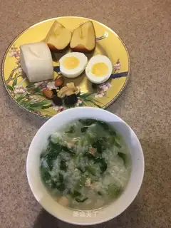 Chicken-swipe congee set