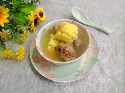 Corn bone soup