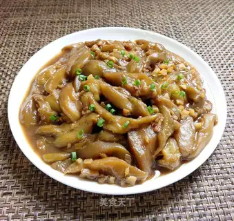 Salted fish fried eggplant