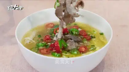 Blonde soup fat cow