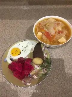 Vegetable rice soup set