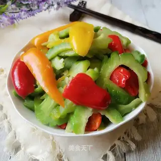 Sweet peppers and bitter melons