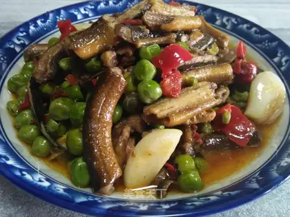 Squids burn peas