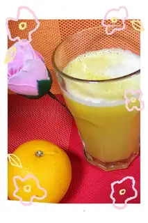 Orange pear juice