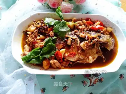 Dry-burned mackerel