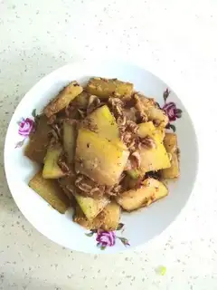 Shrimp-skin-burning melon