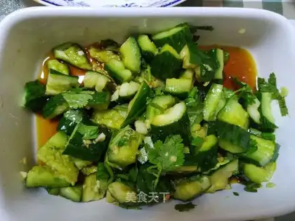 Garlic cucumber