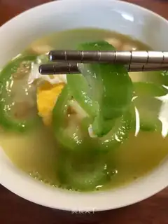 Smelt and egg soup