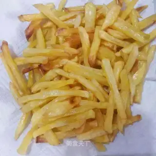 Air fryed fries