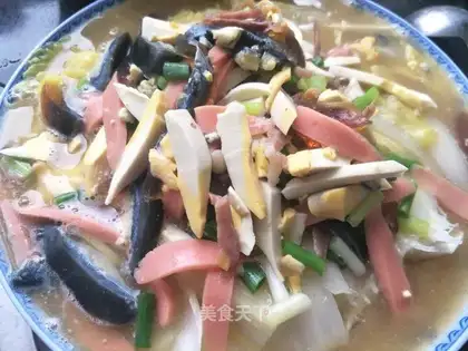We'll have soup and doll food