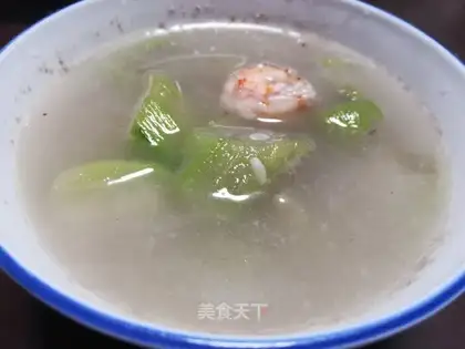 Smelt shrimp soup