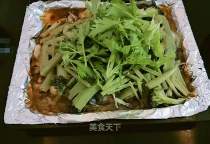 Roasted mackerel