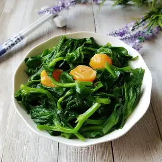 Soy soybeans on salted eggs