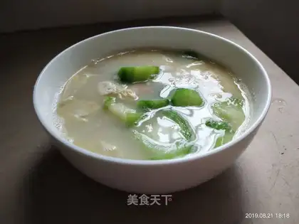 Smelt egg soup