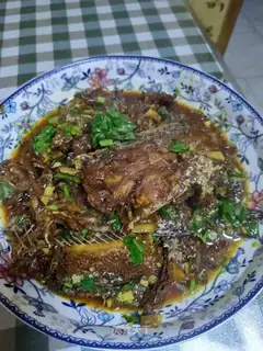 Red-fried fish