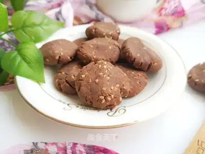 Coco sesame cookies