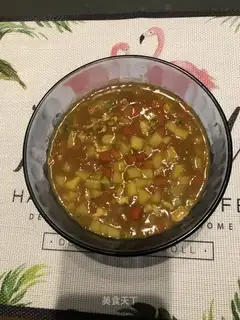 Curry chicken
