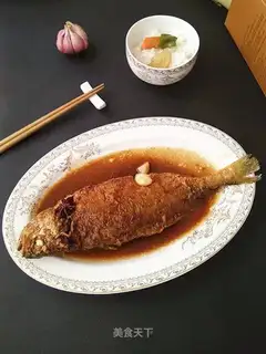 Home-cooked yellowfish