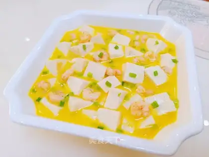 Golden shrimp tofu