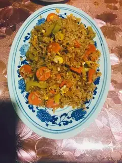 Ham and egg fried rice