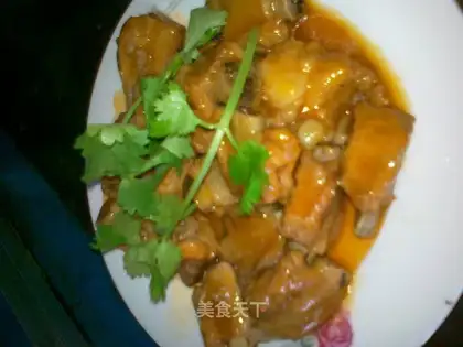 Sauce pork ribs