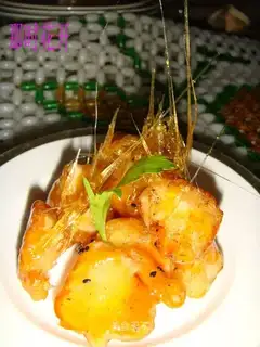 Pulled sweet potatoes