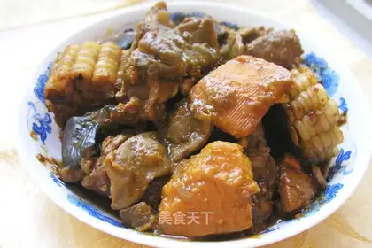 Stewed pork ribs
