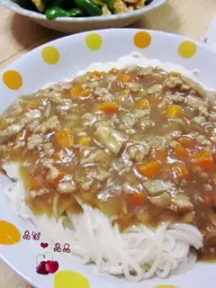 Mushroom chicken sauce for noodles