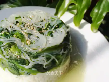 Spinach bibimbap