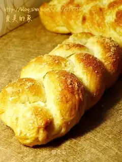 Fresh cream braid bun