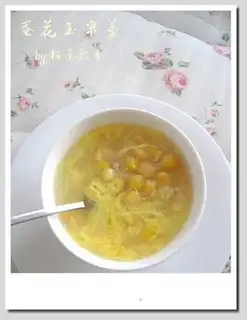 egg and corn soup