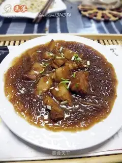 Grilled vermicelli with pork belly