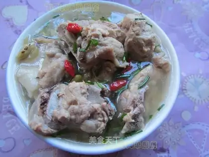Stewed dragon bone with green beans
