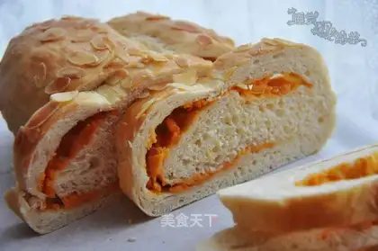 Sweet sweet potato mashed toast