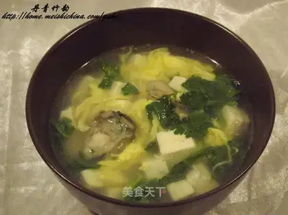 oyster locust tofu