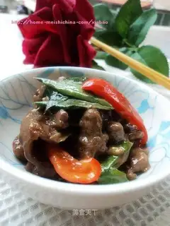 stir-fried beef