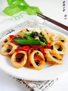 Spicy fried small tube